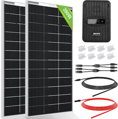 Μονοκρυσταλλικό ηλιακό πάνελ Kit MPPT Off Grid 400 Watt 12V