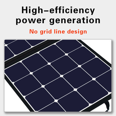 Εξωτερική φορητή ηλιακή μονάδα 24V 100w αναδιπλούμενο ηλιακό πάνελ για ταξίδια