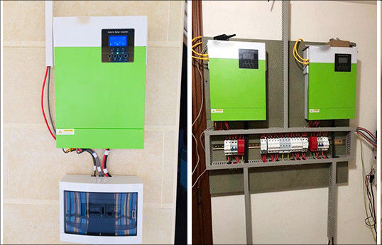 Οικιακή χρήση 5.5KW Ανεξάρτητο από το δίκτυο Ηλιακό σύστημα 220/230V Ηλιακός μετατροπέας με πράσινο