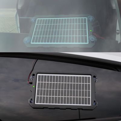 10W 12V Ηλιακή μπαταρία Trickle φορτιστή τροφοδοτούμενη μπαταρία συντηρητής Ναυτικό