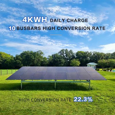 400W PV Μονοκρυσταλλικές Δυοπρόσωπες Ηλιακές Πίνακες Κιτ 10BB