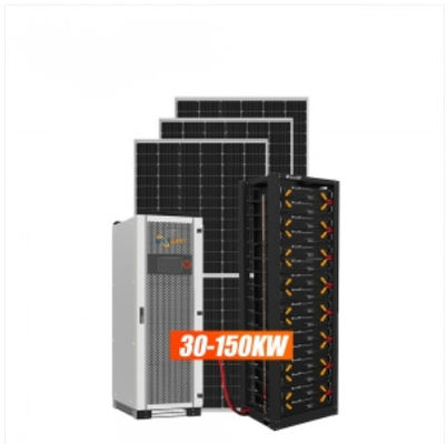 30KW 50KW 100KW Off Grid/Hybrid Συστήματα Ηλιακής Ενέργειας για Εμπορικά &amp; Βιομηχανικά