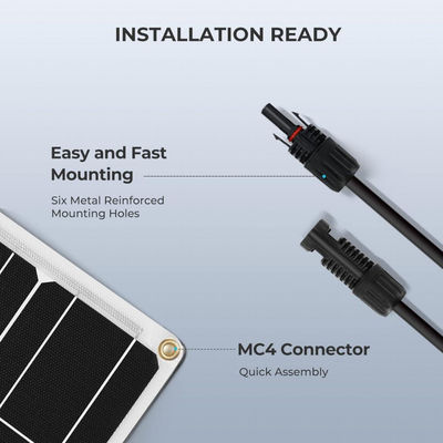 Θαλάσσιο RV Thin 100w Ευέλικτο Ηλιακό Πίνακα Κελί IP68 Αδιάβροχο ODM