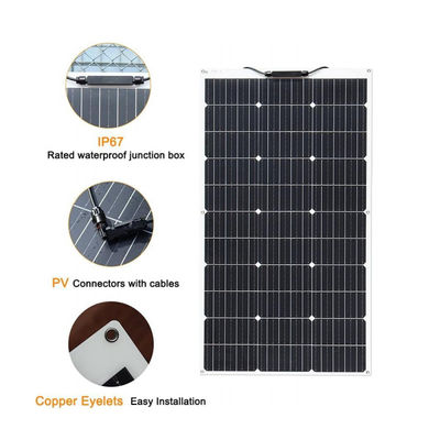 200W ETFE Ηλιακό Πίνακα Ευέλικτο Ηλιακό ΦΩΤ PERC Μονοκρυσταλλικό FTET200
