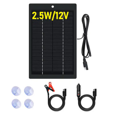 IP67 Αδιάβροχο φορτιστή ηλιακών μπαταριών 12V USB φορτιστή ηλιακών συλλεκτών