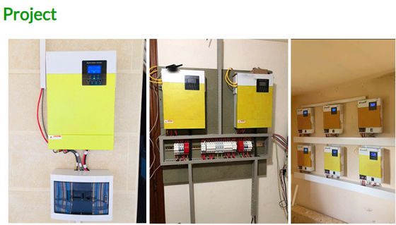 FT3000 Off Grid Inverter Pure Sine Wave Solar Inverter 3KW 110/120VAC με κίτρινο