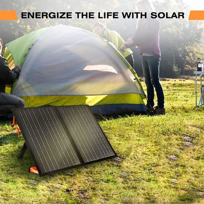 100W off grid αναδιπλούμενο ηλιακό φορτιστή φορητό κιτ ηλιακών πάνελ για κάμπινγκ