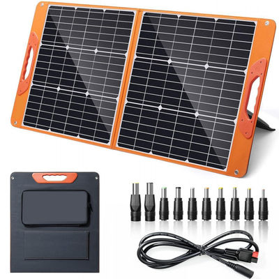 Τυλιζόμενο πακέτο Ηλιακού Συστήματος RV 100W Off Grid για κατασκηνώσεις πεζοπορίας