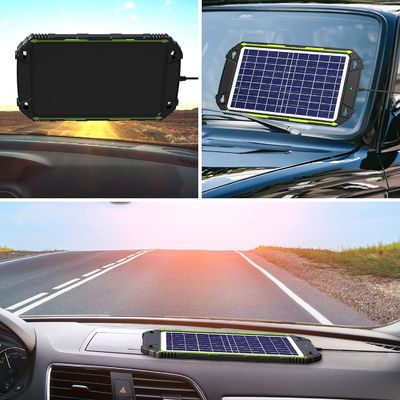 10W 12V Αδιάβροχο φορτιστή ηλιακής μπαταρίας για αυτοκίνητο πλοίο Marine RV