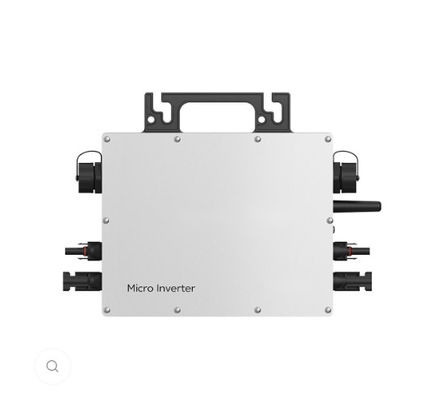 IP65 3000W 6000W Ηλιακός μικρομετατροπέας στο δίκτυο AC120V 230V με λευκό και μαύρο