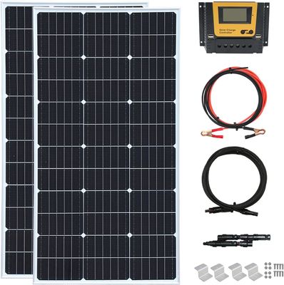 200 W 24V Ακατασταλτικό Ηλιακό Πίνακα Μονοκρυσταλλική Ενότητα Εκτός Δικτύου Σύστημα