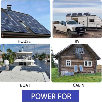 200 W 24V Ακατασταλτικό Ηλιακό Πίνακα Μονοκρυσταλλική Ενότητα Εκτός Δικτύου Σύστημα