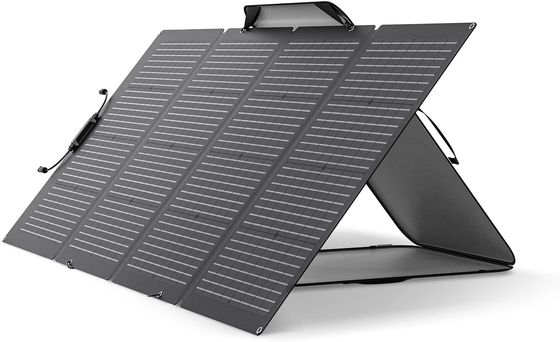 220 Watt φορητό ηλιακό πάνελ διπρόσωπο μονόκρυσταλλικό για εξωτερικούς χώρους