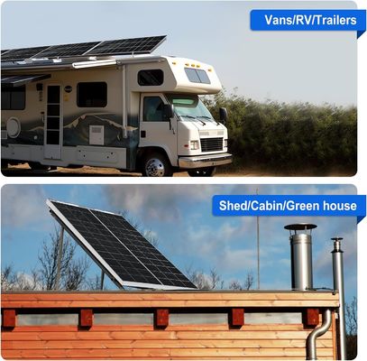 Μονοκρυσταλλικό ηλιακό πάνελ Kit MPPT Off Grid 400 Watt 12V