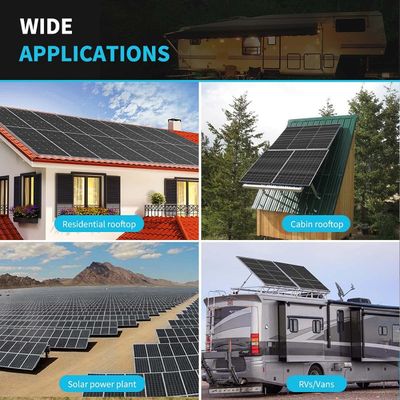 24V 320W Ηλιακό Πίνακα Μονοκρυσταλλικό On Off Grid Για RV Trailers