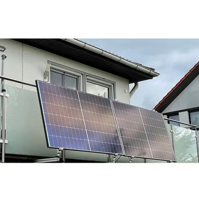 Στο δίκτυο 600W μπαλκόνι ηλιακό πάνελ Μονοκρυσταλλικό φωτοβολταϊκό σύστημα