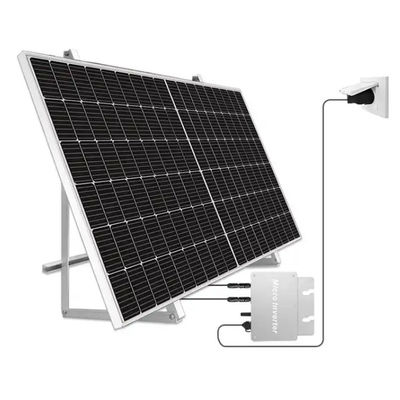 Στο δίκτυο 600W μπαλκόνι ηλιακό πάνελ Μονοκρυσταλλικό φωτοβολταϊκό σύστημα