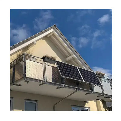 Στο δίκτυο 600W μπαλκόνι ηλιακό πάνελ Μονοκρυσταλλικό φωτοβολταϊκό σύστημα