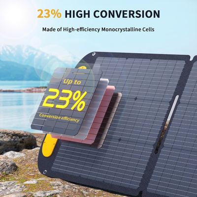Φορητό Υβριδικό Μονό Ηλιακό Πίνακα 110W 19V IP67 Αδιάβροχο