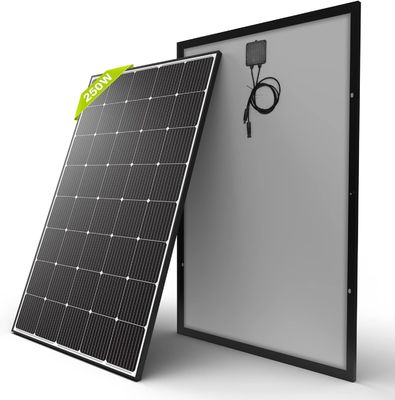 250W 15V Μονοκρυσταλλικό Πίνακα Sloar PV Μοντέλο εκτός δικτύου Ελαφρύ