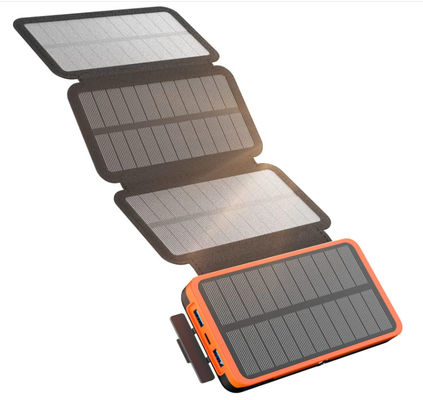 22.5W 27000mAh Φορητός Ηλιακός Φορτιστής Τράπεζα Ενέργειας Για κινητό τηλέφωνο