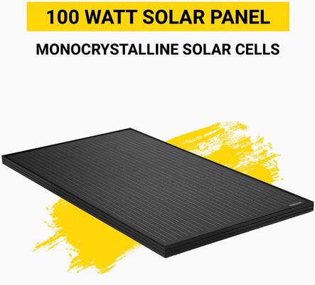 Μονοκρυσταλλικά ηλιακά πάνελ μπαλκόνι 100W για εμπορικά κτίρια