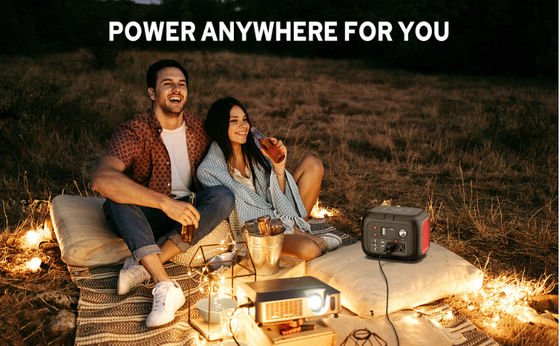 228Wh Ηλιακή μπαταρία λιθίου 300W φορητό σταθμό ηλεκτρικής ενέργειας με φως LED