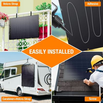 120W 21.7V Ευέλικτα ηλιακά πάνελ ευέλικτα για τροχόσπιτα τροχόσπιτα τροχόσπιτα τροχόσπιτα πλοία στέγες