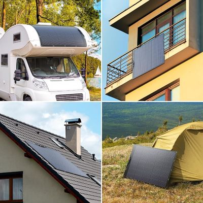120W 21.7V Ευέλικτα ηλιακά πάνελ ευέλικτα για τροχόσπιτα τροχόσπιτα τροχόσπιτα τροχόσπιτα πλοία στέγες