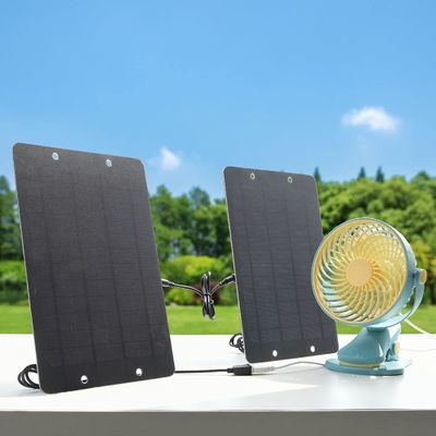 Μίνι φωτοβολταϊκό φορητό ηλιακό πάνελ USB φορτιστή 5v 6w OEM