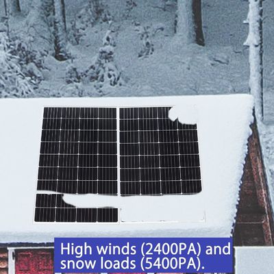 12V 24V μονό φωτοβολταϊκό άκαμπτο ηλιακό πάνελ 300W 150W ισχύς